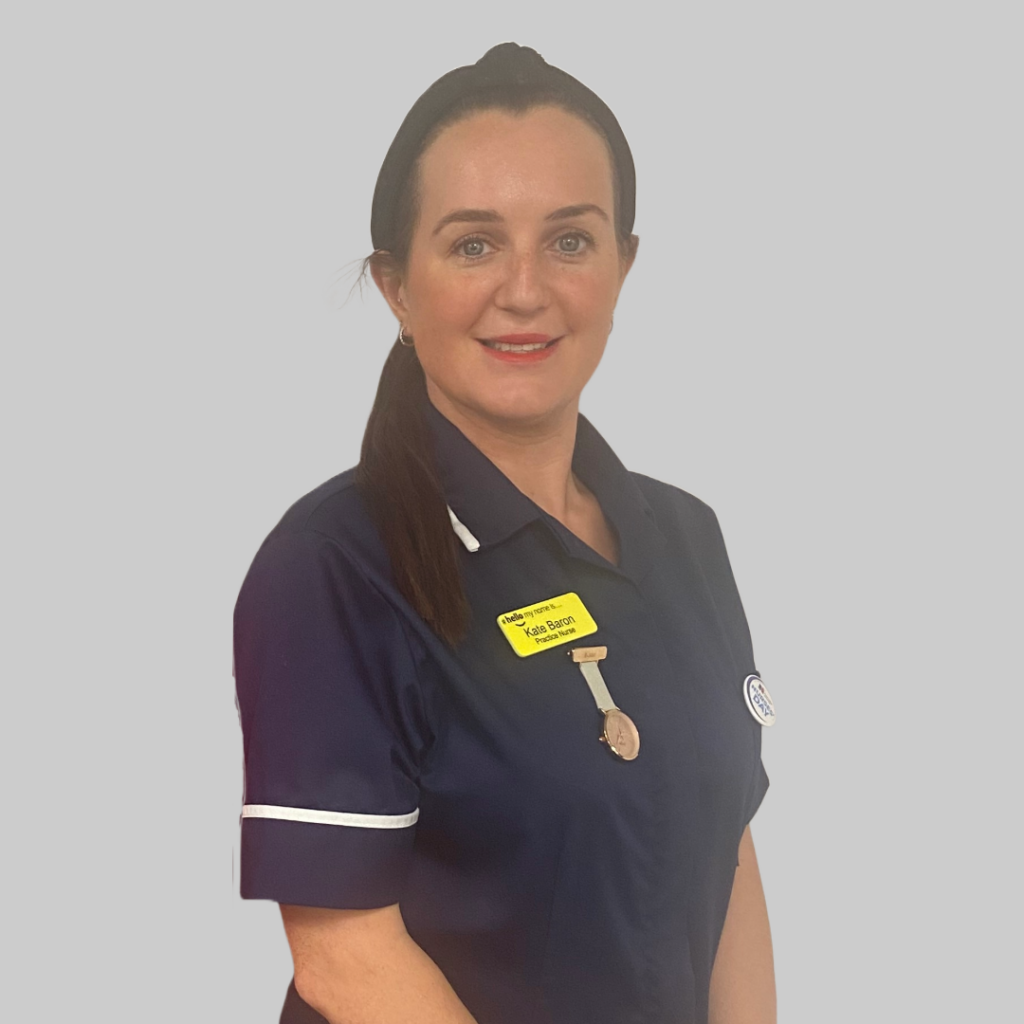 Kate Baron. Practice Nurse.