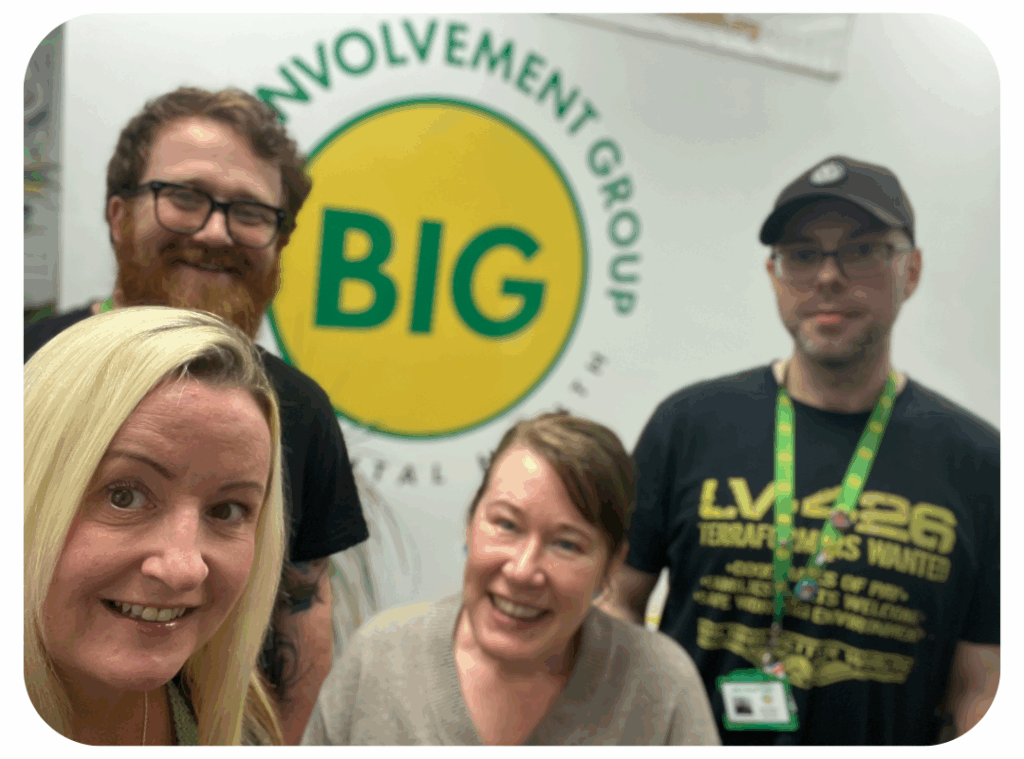 Tower Family Healthcare visits Bury Involvement Group and makes a donation.