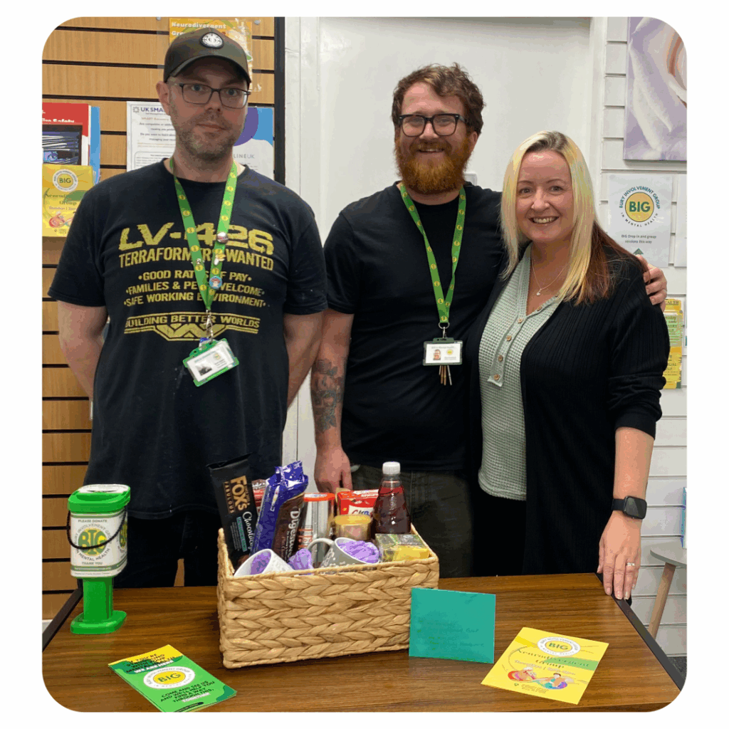 Tower Family Healthcare visits Bury Involvement Group and makes a donation. 